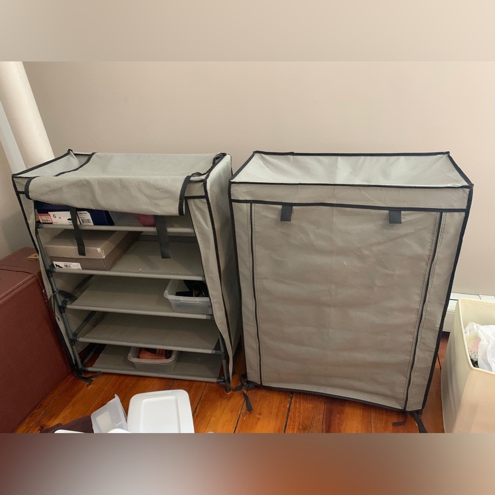 Gray Shoe Rack Organizer - Picture 2 of 3